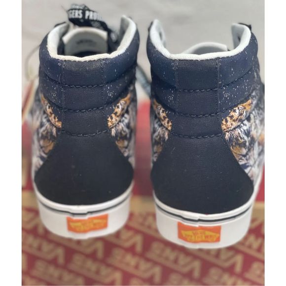 Vans Sneakers Sk8 Hi Comfycush Discovery Channel Project Cats Tigers Mens 10 New - Picture 6 of 12